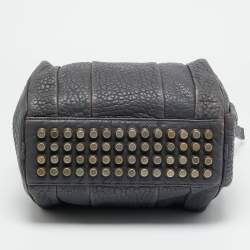 مملوكة مسبقًا Alexander Wang Rocco Grey Textured Leather Bag