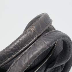 مملوكة مسبقًا Alexander Wang Rocco Grey Textured Leather Bag
