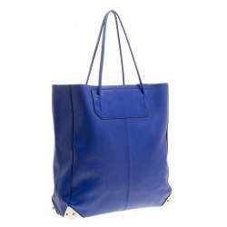 Pre Owned Alexander Wang Blue Leather Prisma Tote