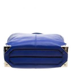 Pre Owned Alexander Wang Blue Leather Prisma Tote