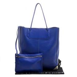 Pre Owned Alexander Wang Blue Leather Prisma Tote