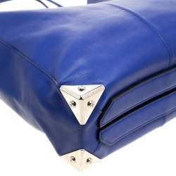 Pre Owned Alexander Wang Blue Leather Prisma Tote