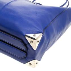 Pre Owned Alexander Wang Blue Leather Prisma Tote