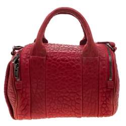 Alexander Wang Red Leather Small Rockie Satchel