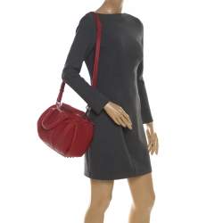 Alexander Wang Red Leather Small Rockie Satchel