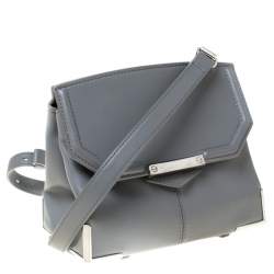 Alexander Wang Grey Leather Small Marion Shoulder Bag