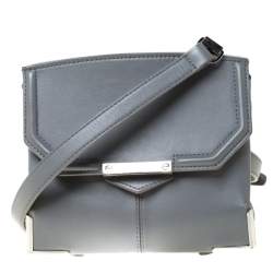 Alexander Wang Grey Leather Small Marion Shoulder Bag