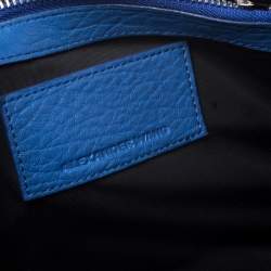 Alexander Wang Blue Leather Small Rockie Satchel