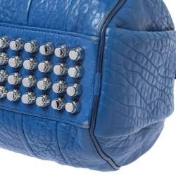 Alexander Wang Blue Leather Small Rockie Satchel