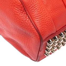 Alexander Wang Orange Leather Small Rockie Satchel