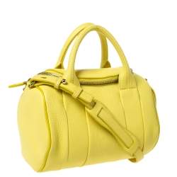 Pre Owned حقيبة اليكساندر وانغ "روكي" صغيرة جلد أصفر