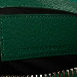 Alexander Wang Green Textured Leather Rocco Duffel Bag