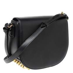 Alexander Wang Black Leather Studded Lia Shoulder Bag