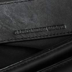 Alexander Wang Black Leather Studded Lia Shoulder Bag