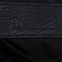 Alexander Wang Black Textured Leather Diego Bucket Bag