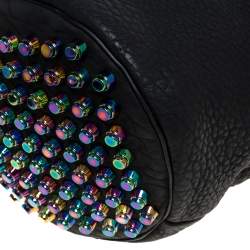 Alexander Wang Black Textured Leather Diego Bucket Bag