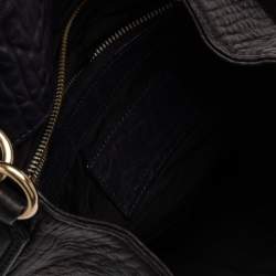Alexander Wang Dark Purple Textured Leather Darcy Hobo