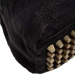 Alexander Wang Dark Purple Textured Leather Darcy Hobo