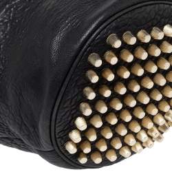 Alexander Wang Black Textured Leather Diego Bucket Bag