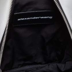 Pre Owned Alexander Wang White Leather Medium Attica Backpack