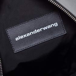 Pre Owned Alexander Wang White Leather Medium Attica Backpack