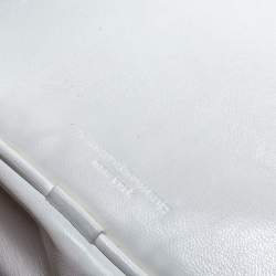 Pre Owned Alexander Wang White Leather Medium Attica Backpack