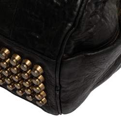 Alexander Wang Black Leather Rocco Duffle Bag