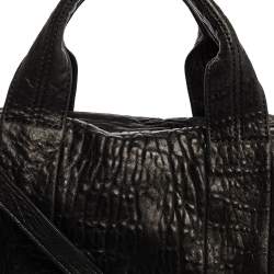 Alexander Wang Black Leather Rocco Duffle Bag