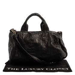 Alexander Wang Black Leather Rocco Duffle Bag