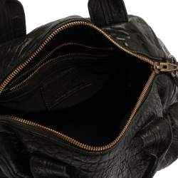 Alexander Wang Black Leather Rocco Duffle Bag