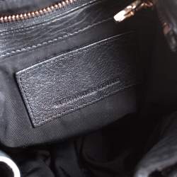 Alexander Wang Black Textured Leather Diego Bucket Bag