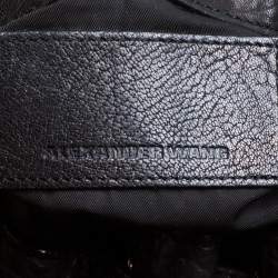 Alexander Wang Black Textured Leather Diego Bucket Bag