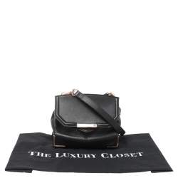 مملوكة مسبقًا Alexander Wang Black Leather Mini Marion Prisma Shoulder Bag
