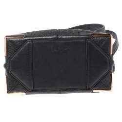 مملوكة مسبقًا Alexander Wang Black Leather Mini Marion Prisma Shoulder Bag