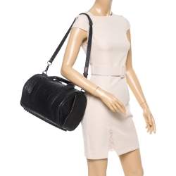 Pre Owned Alexander Wang Black Leather Rocco Duffle Bag