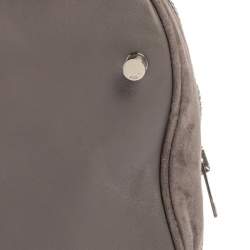 Pre Owned Alexander Wang Grey Leather and Suede Mini Attica Crossbody Bag