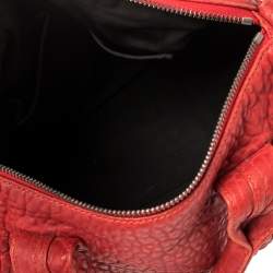 Pre Owned حقيبة ساتشل أليكساندر وانغ "روكي" جلد مُحبب أحمر صغيرة