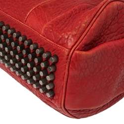 Pre Owned حقيبة ساتشل أليكساندر وانغ "روكي" جلد مُحبب أحمر صغيرة