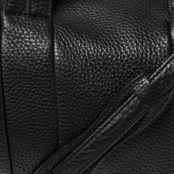 Alexander Wang Black Textured Leather Rocco Duffel Bag