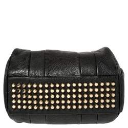 Alexander Wang Black Textured Leather Rocco Duffel Bag