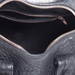 Pre Owned Alexander Wang Black Pebbled Leather Rocco Duffle Bag