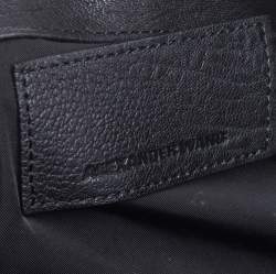 Pre Owned Alexander Wang Black Pebbled Leather Rocco Duffle Bag