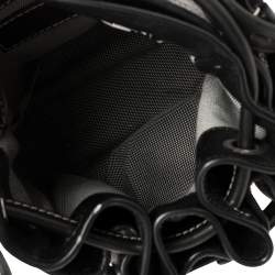 Pre Owned Alexander Wang Black Textured Leather Diego Bucket Bag