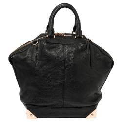 Alexander Wang Black Leather Small Emile Satchel