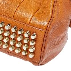 Alexander Wang Brown Pebbled Leather Small Rockie Satchel