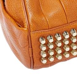 Alexander Wang Brown Pebbled Leather Small Rockie Satchel