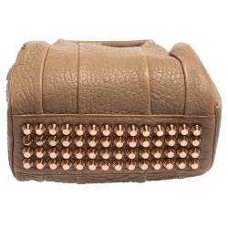 Pre Owned حقيبة أليكساندر وانغ روكي جلد وردي محبب صغيرة