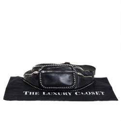 Pre Owned Alexander Wang Black Leather Studded Attica Belt Bag