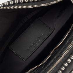 Alexander Wang Black Leather Studded Attica Fanny Belt Bag