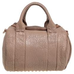 Alexander Wang Brown Leather Rocco Duffel Bag